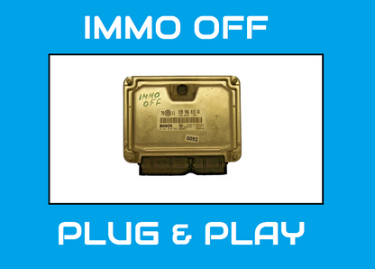 ECU VW AUDI 038906019GK / 0281010943 IMMO OFF PLUG & PLAY. - Glasgow Car Parts Store 
