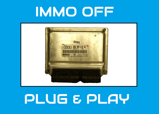 AUDI A4 1.8 ECU 8E0909518AS 0261208500  PLUG AND PLAY (CLONING OR IMMO OFF ). - Glasgow Car Parts Store 