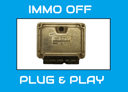 AUDI ECU 038906019JT 0281011138 IMMO OFF Plug & Play - Glasgow Car Parts Store 