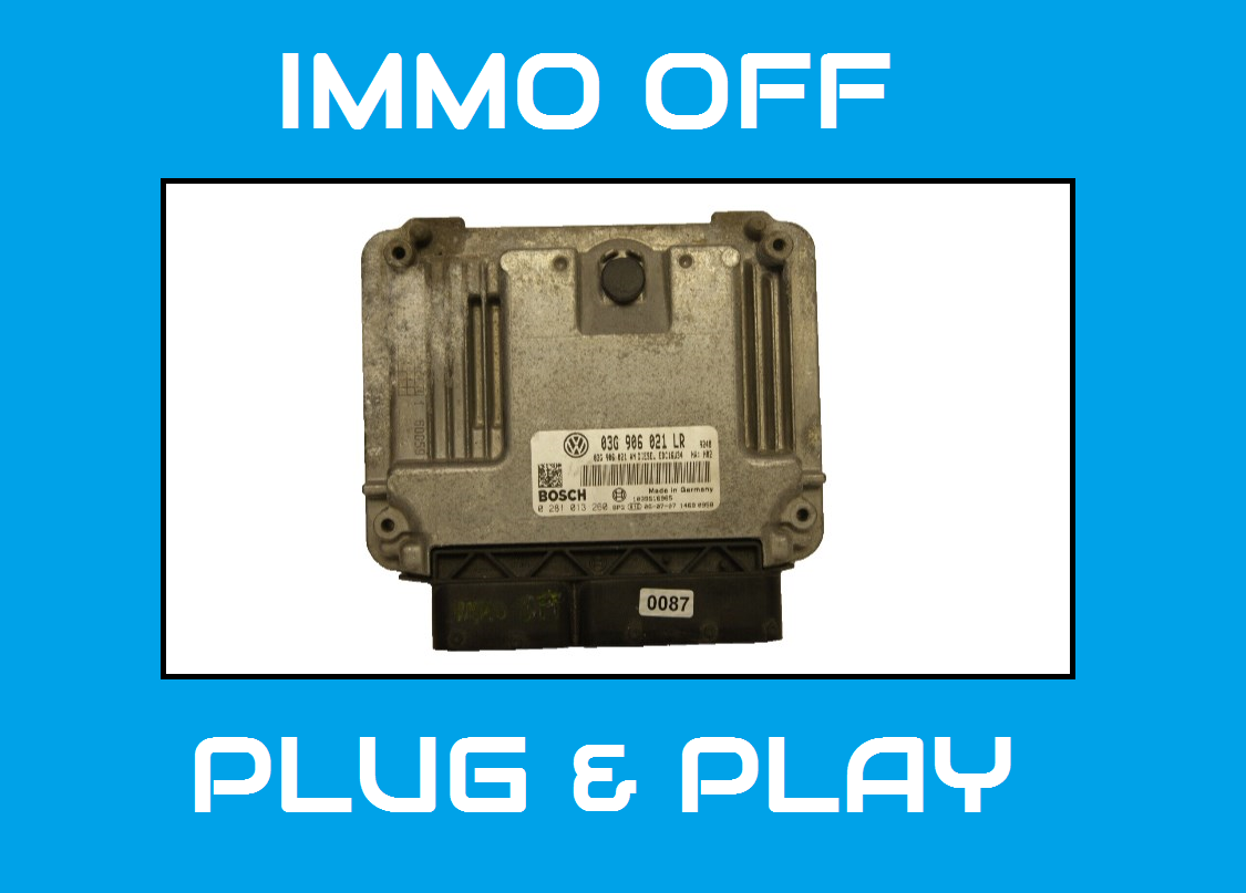 VW ECU 03G906021LR  0281013260 MMO OFF PLUG & PLAY. - Glasgow Car Parts Store 