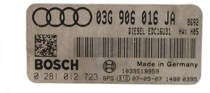 03G906016JA  0281012723 AUDI ECU PLUG & PLAY IMMO OFF