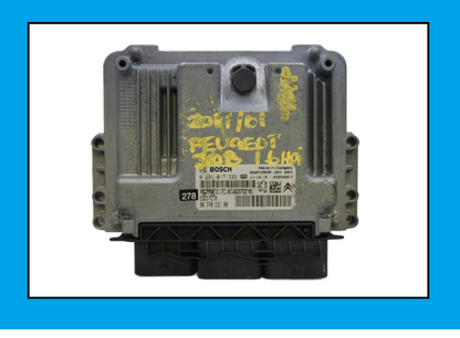 PEUGEOT CITROEN ECU 0281017333 9677013180 - Glasgow Car Parts Store 