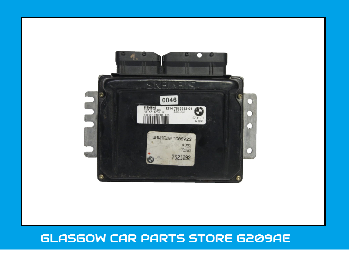 BMW MINI R50 Engine ECU  7513983 / S118012001K  PLUG AND PLAY - Glasgow Car Parts Store 