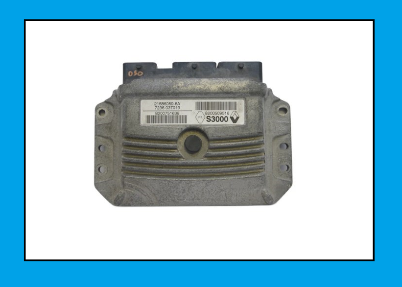 ECU RENAULT 8200509516 21586059-6A - Glasgow Car Parts Store 