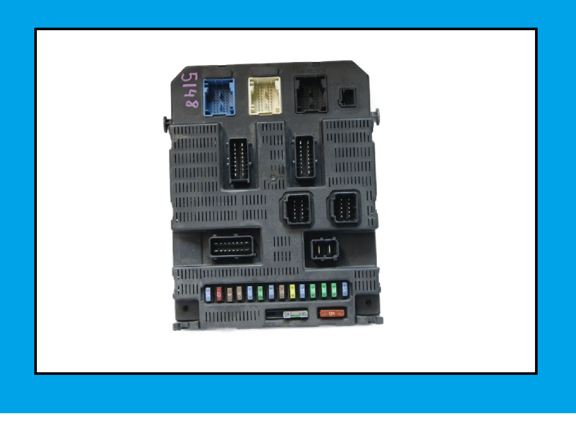PEUGEOT CITROEN BSI ECU 9659285480 . BSI+PIN CODE. - Glasgow Car Parts Store 