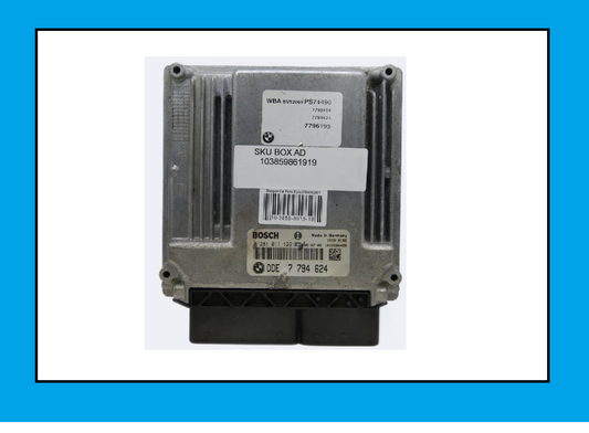 ECU BMW 0281011122 DDE7794624 - Glasgow Car Parts Store 