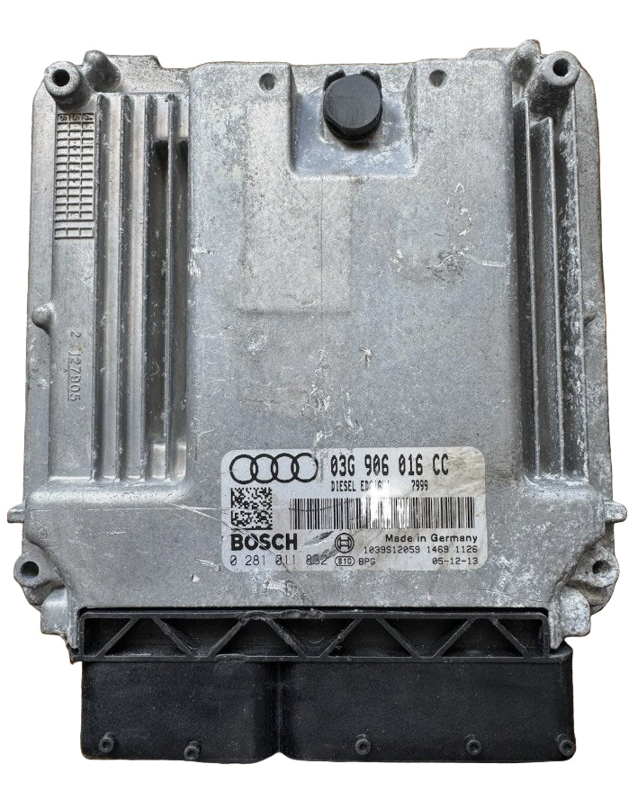 Audi A3  ECU 03G906016CC 0281011832 Immo Off Plug & Play