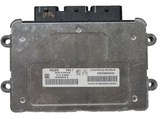 Peugeot Citroen Ecu V34.1  HW9666591380  9666909780 - Glasgow Car Parts Store 