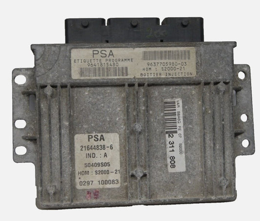 ECU Peugeot 9641815480 - Glasgow Car Parts Store 