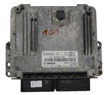 FORD FOCUS ECUI H1F112A650DE 0281034774  PLUG AND PLAY CLONING BY POST - Glasgow Car Parts Store 