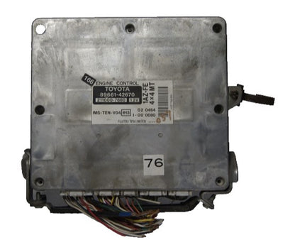 TOYOTA RAV 4 MK2 2.0 ENGINE ECU 211000-7660 89661-42670 - Glasgow Car Parts Store 
