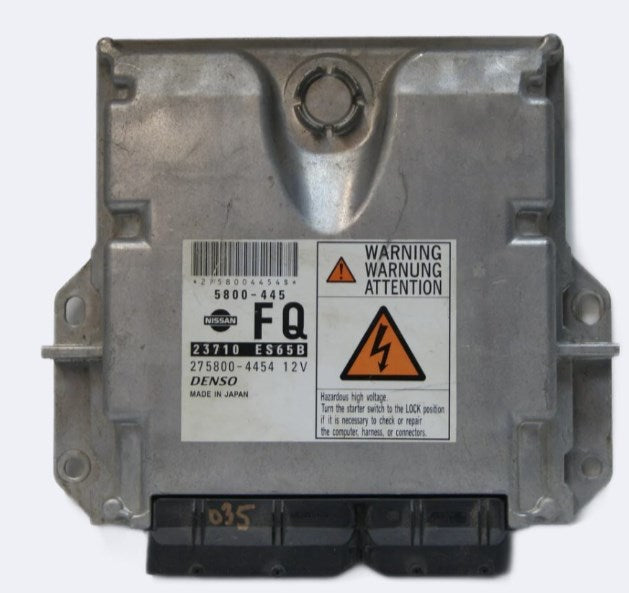 NISSAN X-TRAIL ENGINE ECU MODULE  23710- ES65B - Glasgow Car Parts Store 