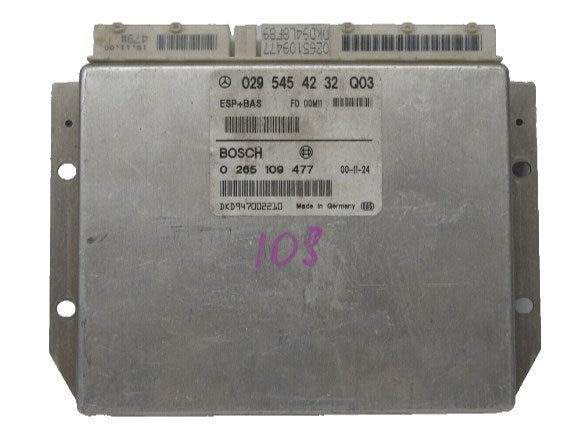 Mercedes  Esp Control Unit 0295454232 0265109477 - Glasgow Car Parts Store 