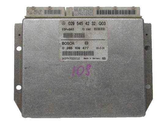 Mercedes  Esp Control Unit 0295454232 0265109477 - Glasgow Car Parts Store 