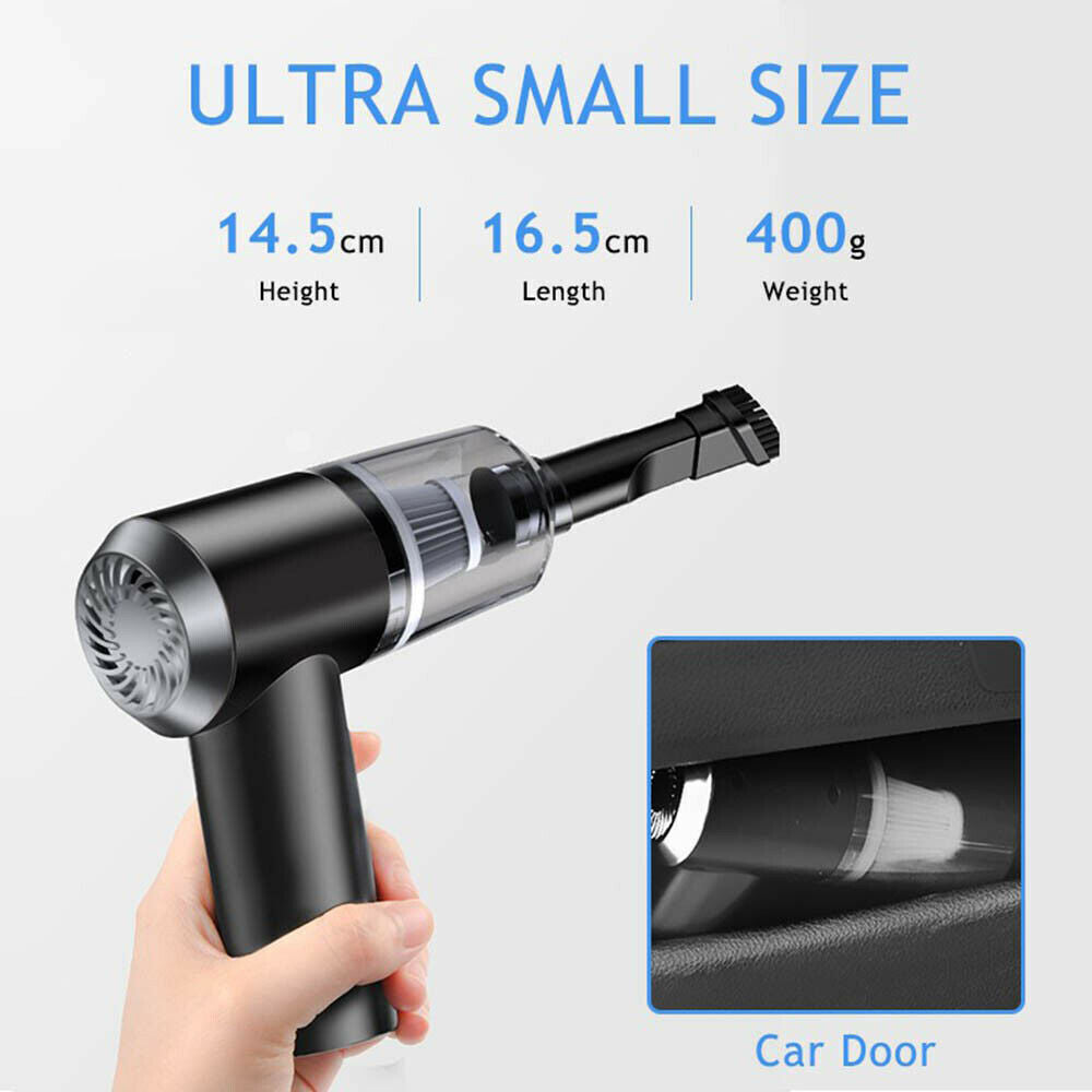 Rechargeable Wireless Vacuum Cleaner Car Handheld Vaccum Mini Power Suction USB