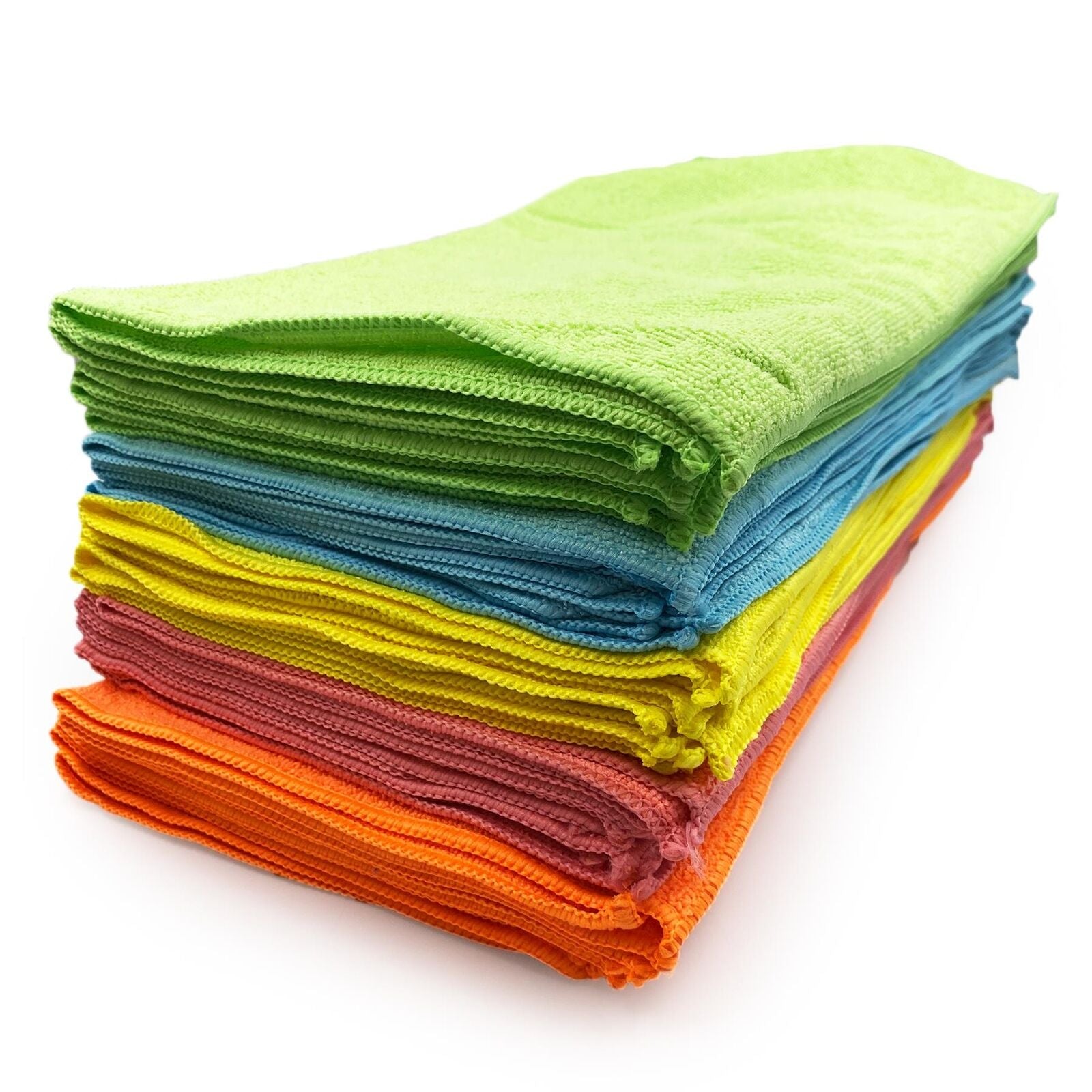 Microfibre Cloths 40X40 Cleaning Drying 40 Pcs Kitchen Window Car Cleaning Large