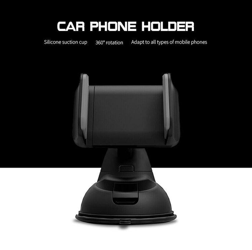 360 in Car Mobile Phone Holder Dashboard Suction Home Universal Mount Windscreen