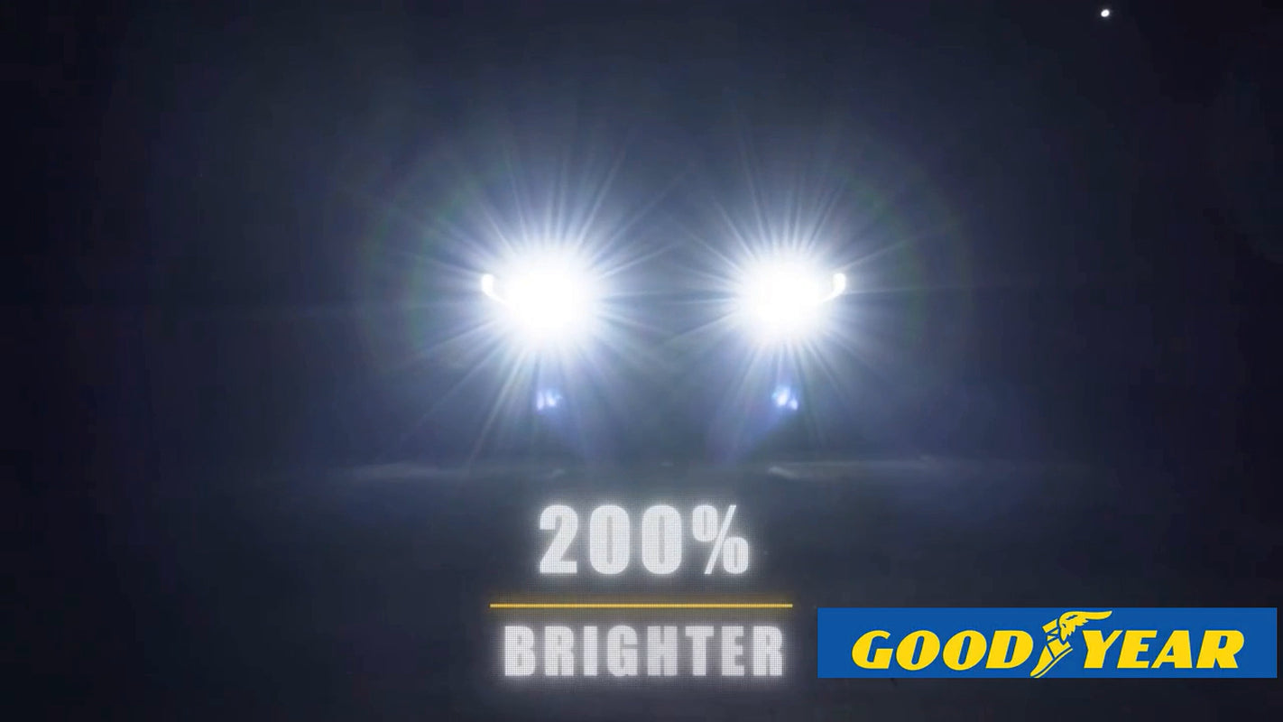 Goodyear 2 X H7 LED Car Headlight Bulbs Plug Play 6000K Canbus Replace Xenons