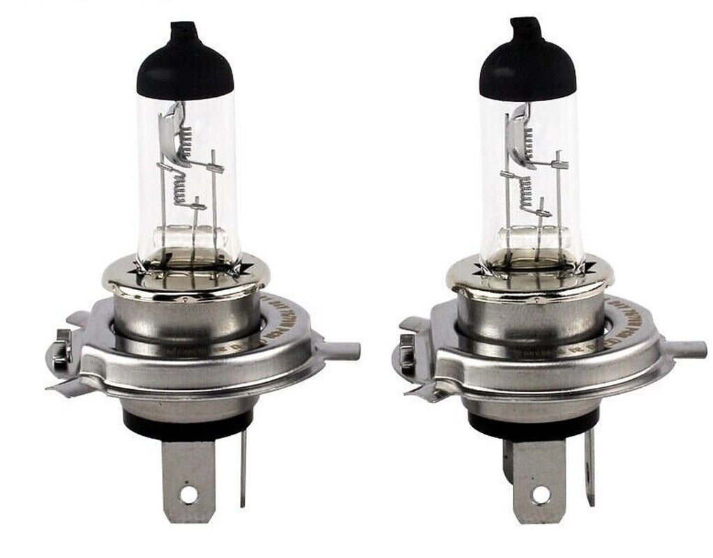 2 X H4 Standard (P43T) 60/55W 12V Car Headlight Bulbs