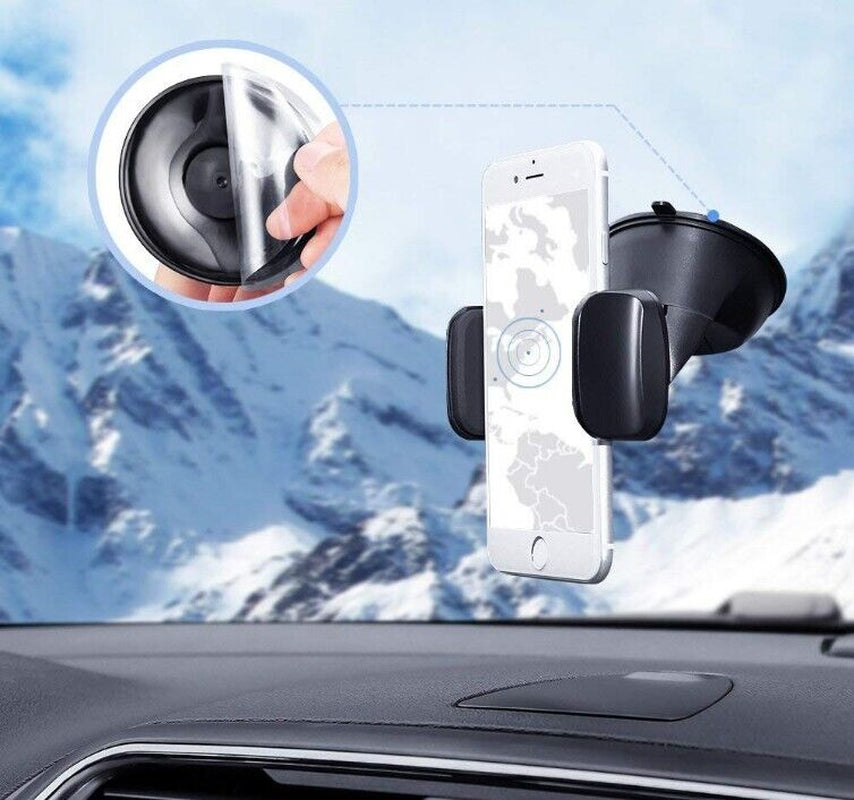 360 in Car Mobile Phone Holder Dashboard Suction Home Universal Mount Windscreen