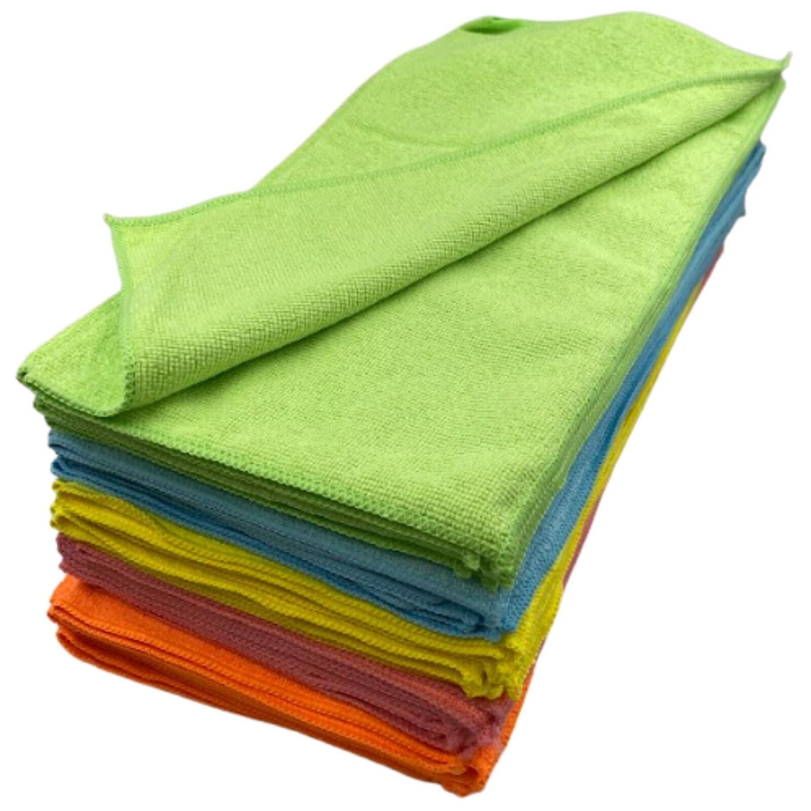 Microfibre Cloths 40X40 Cleaning Drying 40 Pcs Kitchen Window Car Cleaning Large