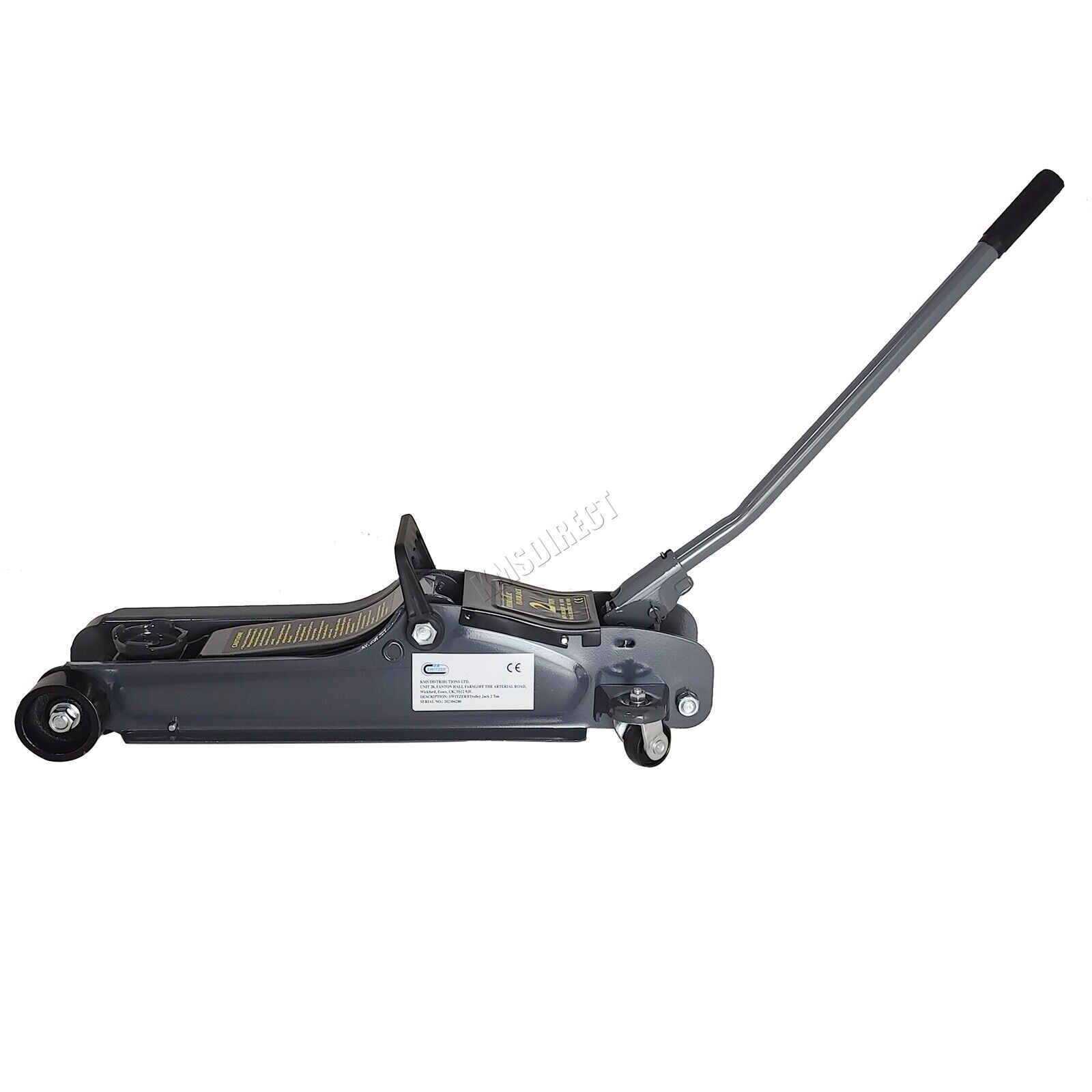 2 Ton 2000KG Hydraulic Floor Lift Car Van Trolley Jack Low Profile Garage Tool