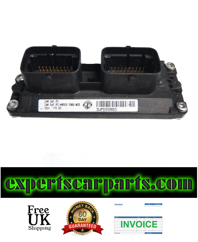 55187377 FIAT PUNTO ECU IAW5AF.P3 HW303/19B9-W33 VIRGIN PLUG AND PLAY