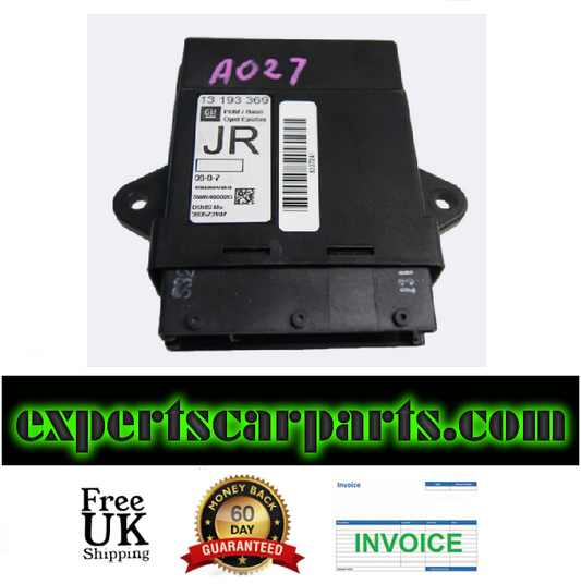 Vauxhall Vectra C N/S Passenger Side Front Door Locking Module 13193369JR