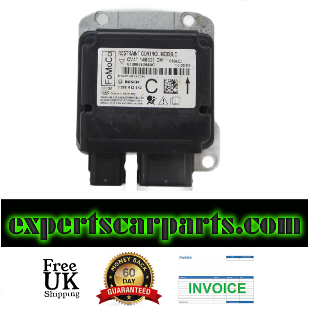 FORD KUGA SRS SENSOR CONTROL UNIT CV4T14B321CH 0285012643.