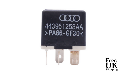 443951253AA Audi VW Seat Skoda 5-Pin  No.219 Black Relay