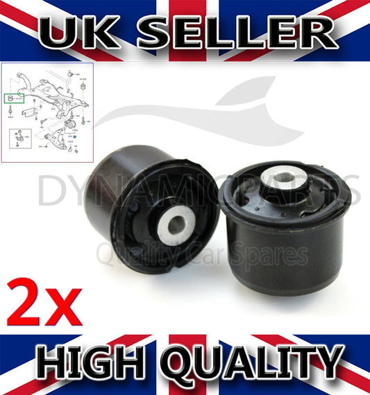 2X REAR AXLE MOUNTING BUSHES SUSPENSION for FORD FIESTA MK7 (2008-2017) 1805815