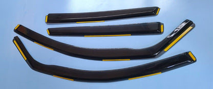 AUDI A3 or S3 5-Door Mk3 SPORTBACK 2013-Onwards 4-Pc Wind Deflectors