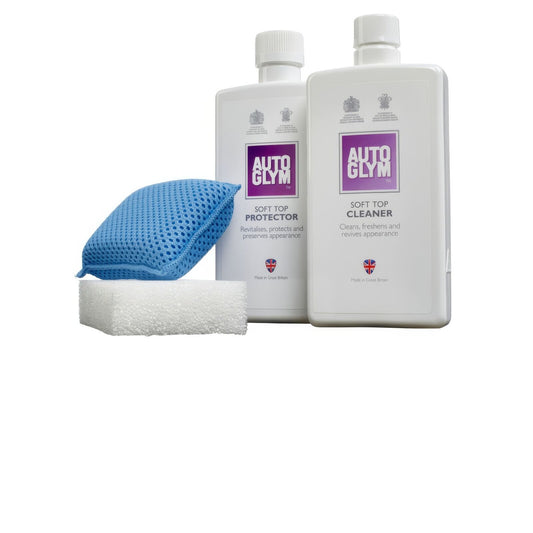 Autoglym Fabric Hood Maintenance Complete Kit Clean & Protect Car Convertible