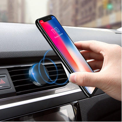 Car Magnetic Phone Holder Air Vent Mount Bracket Universal Airvent Fan Mobile X