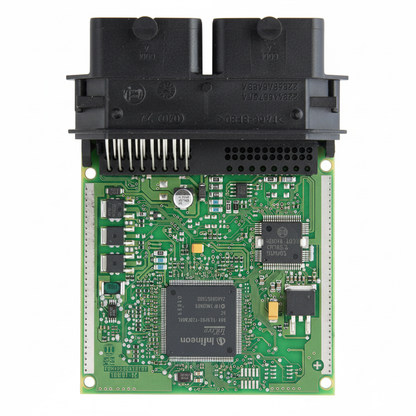 Motorcycle ECU M17.8.7 Bosch circuit board PCB open view