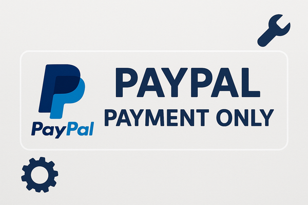 PAYPAL PAYMENT ONLY