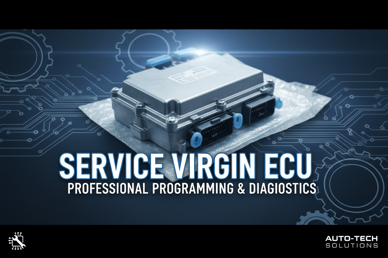SERVICE VIRGIN ECU,USE THESE INSCRIPTIONS