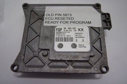 55 355 631 Vauxhall Opel Signum Vectra 1.8 ECU 5WK9 407 5WK9.READY FOR PROGRAM<