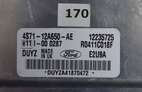 ECU FORD 4S71-12A650-AE 12235725. DELPHI ECU