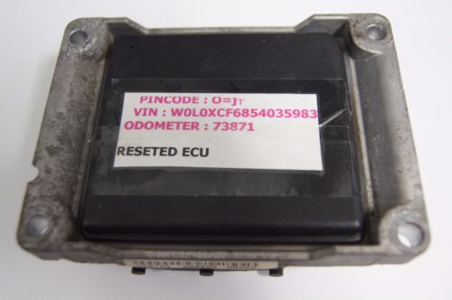 ECU VAUXHALL 0261208393 WB 55354327 .PIN AND RESET.