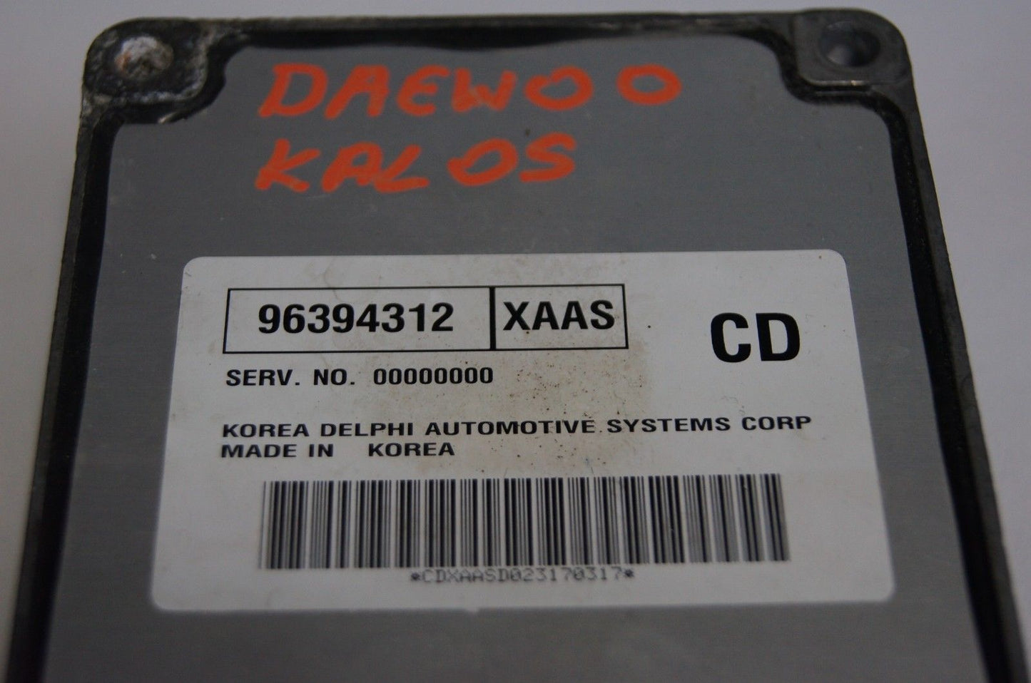 XAAS 96394312  DAEWOO KALOS ECU  XAAS 96394312