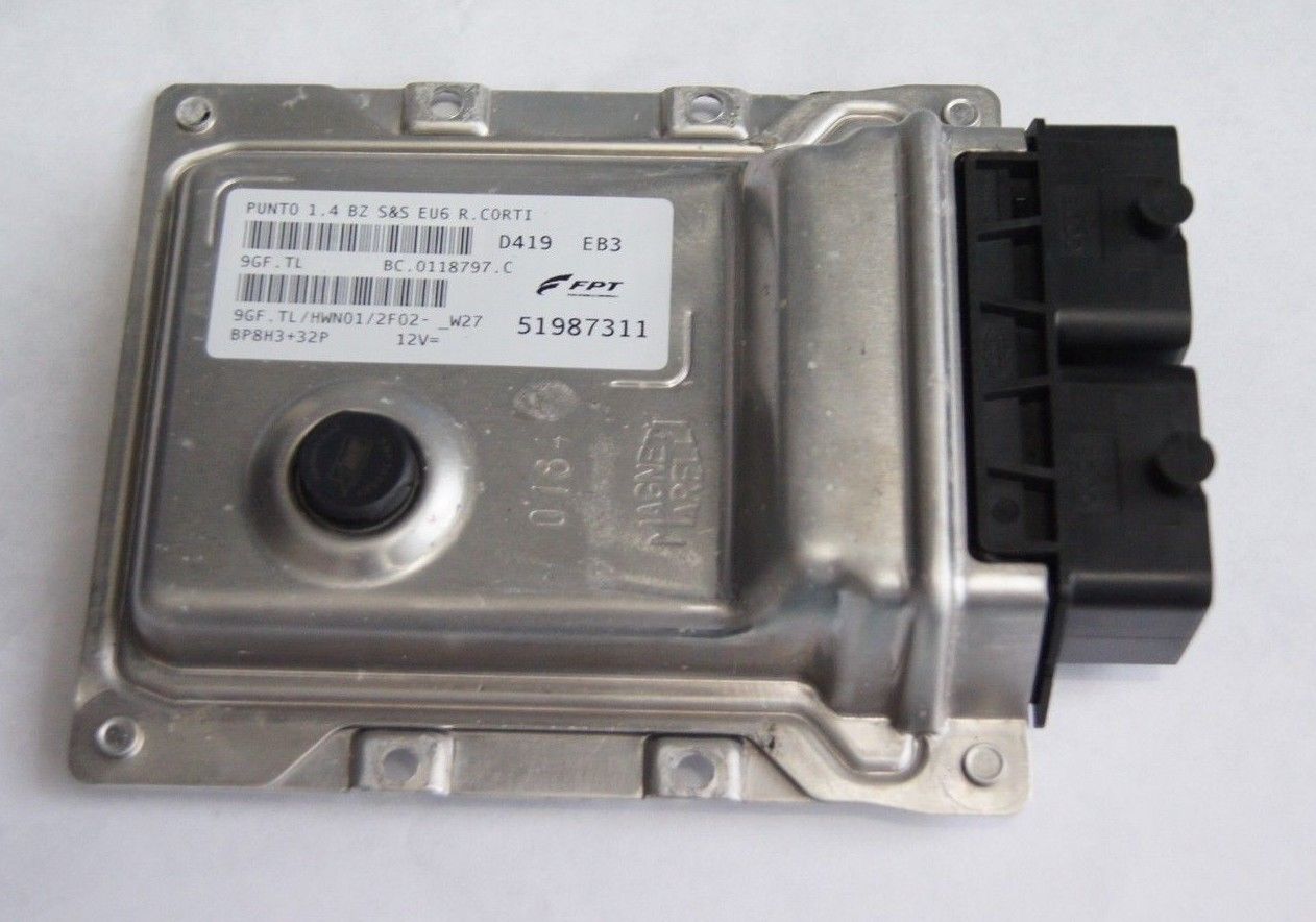 FIAT PUNTO 1.4  ECU 51987311 PLUG AND PLAY.