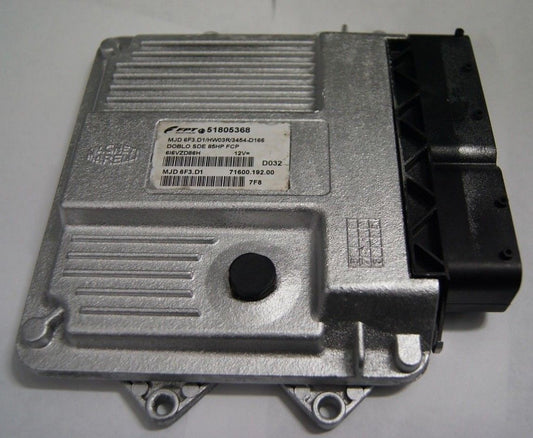 Fiat Doblo 1.3 Diesel ECU 51805368 MAGNETI MARELLI .MJD6F3.D1