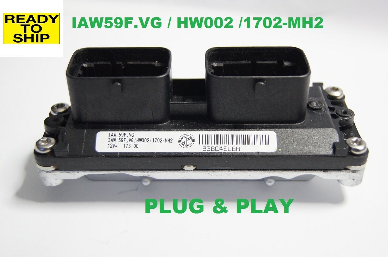 FIAT PUNTO  ECU  IAW59F.VG / HW002 /1702-MH2   PLUG & PLAY