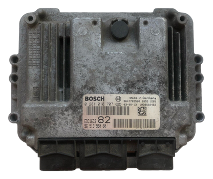 PEUGEOT 206  1.4 HDI  ENGINE ECU 0281010707  9646559980 PLUG AND PLAY