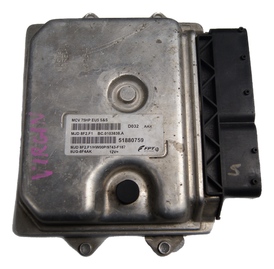 FIAT/ CITROEN Nemo / Bipper / Fiorino 1.3 ECU 51880759  MJD8F2.F1 virgin