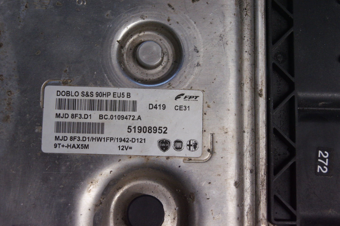 Fiat Doblo 1.3 engine control unit ecu 51908952 MJD8F3.D1 PLUG AND PLAY.