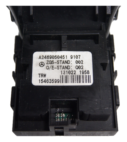 Mercedes A Class W176 Parking Brake Switch 2012-18 A2469050451 / 15463599