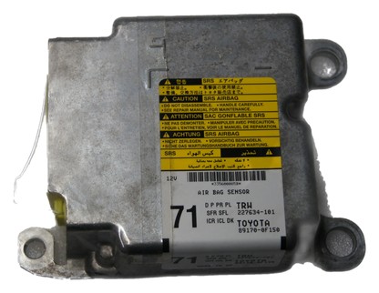 Srs Airbag Control Module Toyota Verso  227634-101,89170-0F150