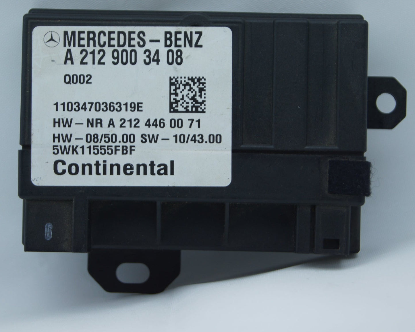 Mercedes C Class W204 Fuel Pump Control Module A2129003408